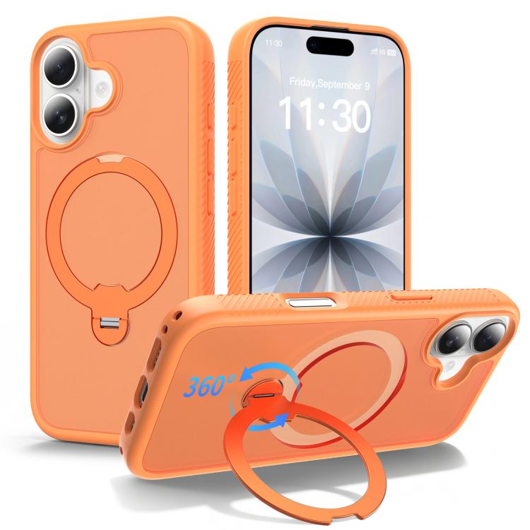 磁吸 360 度旋轉支架氣囊防震手機殼，適用於 iPhone 16e / 17e、iPhone 17 Pro Max、iPhone 17 Pro、iPhone 17、iPhone Air、iPhone 16 Pro Max、iPhone 16