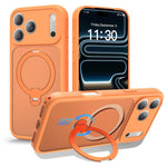 磁吸 360 度旋轉支架氣囊防震手機殼，適用於 iPhone 16e / 17e、iPhone 17 Pro Max、iPhone 17 Pro、iPhone 17、iPhone Air、iPhone 16 Pro Max、iPhone 16