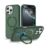 磁吸 360 度旋轉支架氣囊防震手機殼，適用於 iPhone 16e / 17e、iPhone 17 Pro Max、iPhone 17 Pro、iPhone 17、iPhone Air、iPhone 16 Pro Max、iPhone 16