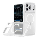 Alpha 風格皮膚觸感磁吸手機殼，適用於 iPhone 17 Pro Max、iPhone 17 Pro