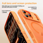 Alpha 風格皮膚觸感磁吸手機殼，適用於 iPhone 17 Pro Max、iPhone 17 Pro