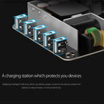 ORICO DUK-5P 40W 5 埠 USB 智能充電站，附支架，美規插頭、英規插頭、澳規插頭