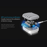 ORICO DUK-5P 40W 5 埠 USB 智能充電站，附支架，美規插頭、英規插頭、澳規插頭
