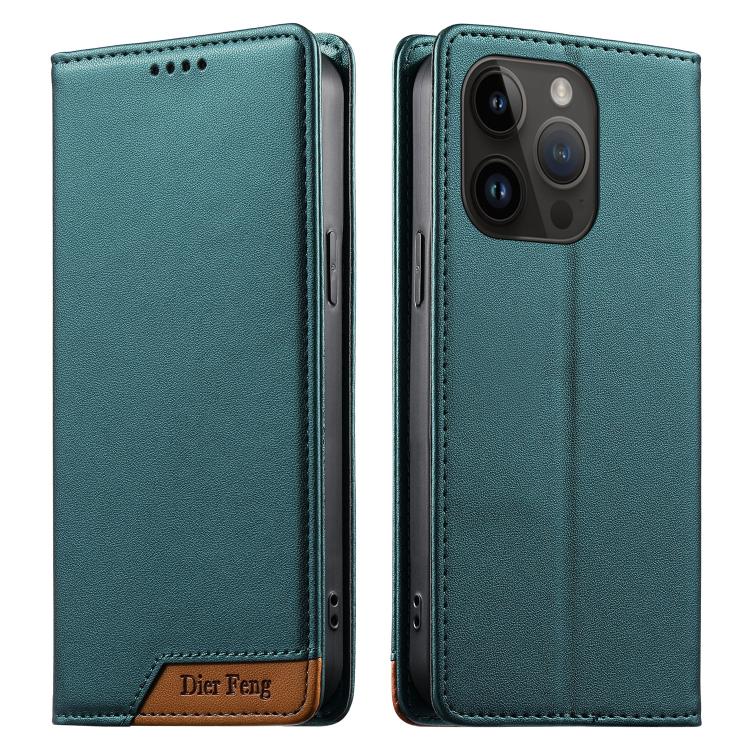 Dierfeng 拼接強磁 RFID 素皮手機殼，適用於 iPhone 16、iPhone 15 Pro Max、iPhone 15 Pro、iPhone 15 Plus、iPhone 15、iPhone 14 Plus、iPhone 14 / 13、iPhone 14 Pro