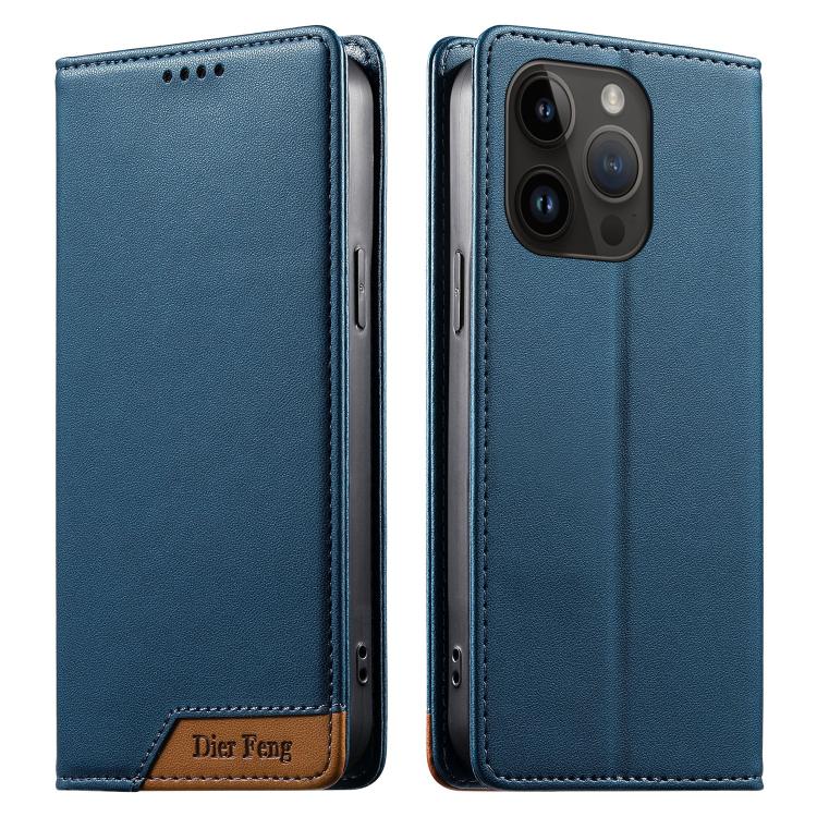 Dierfeng 拼接強磁 RFID 素皮手機殼，適用於 iPhone 16、iPhone 15 Pro Max、iPhone 15 Pro、iPhone 15 Plus、iPhone 15、iPhone 14 Plus、iPhone 14 / 13、iPhone 14 Pro