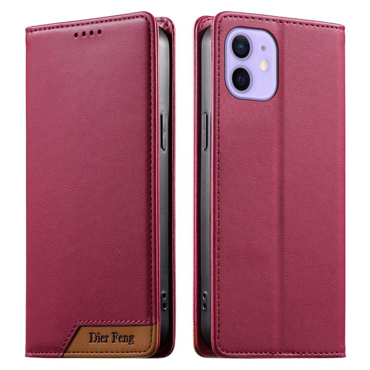 Dierfeng拼接強磁性RFID素食皮革手機殼，適用於iPhone 14 Pro Max、iPhone SE 2022 / SE 2020 / 8 / 7、iPhone 13 Pro Max、iPhone 13 Pro、iPhone 13 mini、iPhone 12 / 12 Pro、iPhone 12 Pro Max、iPhone 12 mini