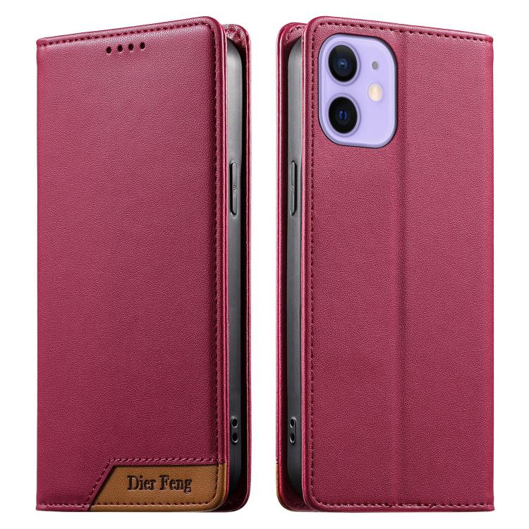 Dierfeng拼接強磁性RFID素食皮革手機殼，適用於iPhone 14 Pro Max、iPhone SE 2022 / SE 2020 / 8 / 7、iPhone 13 Pro Max、iPhone 13 Pro、iPhone 13 mini、iPhone 12 / 12 Pro、iPhone 12 Pro Max、iPhone 12 mini