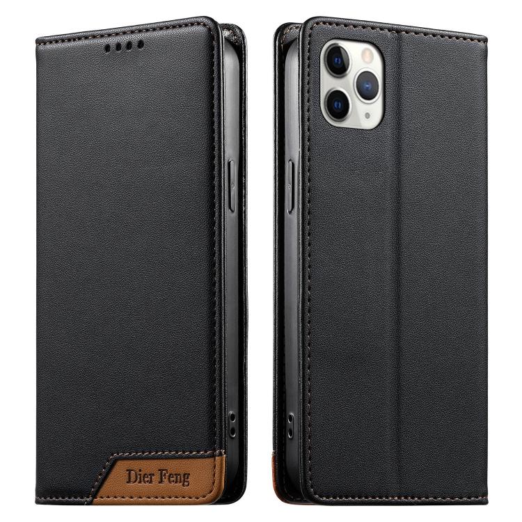 Dierfeng拼接強磁性RFID素食皮革手機殼，適用於iPhone 11 Pro Max、iPhone 11、iPhone 11 Pro、iPhone X / XS、iPhone XR、iPhone XS Max、iPhone 8 Plus / 7 Plus