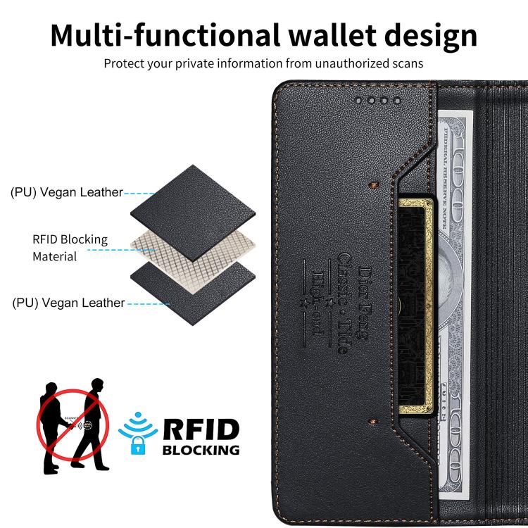 Dierfeng拼接強磁性RFID素食皮革手機殼，適用於iPhone 11 Pro Max、iPhone 11、iPhone 11 Pro、iPhone X / XS、iPhone XR、iPhone XS Max、iPhone 8 Plus / 7 Plus