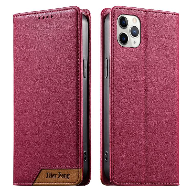 Dierfeng拼接強磁性RFID素食皮革手機殼，適用於iPhone 11 Pro Max、iPhone 11、iPhone 11 Pro、iPhone X / XS、iPhone XR、iPhone XS Max、iPhone 8 Plus / 7 Plus