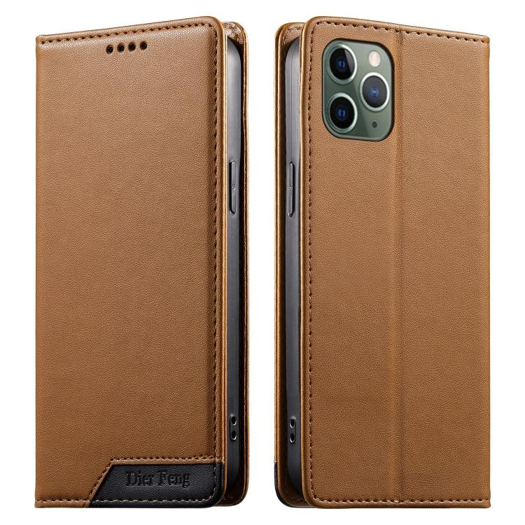 Dierfeng拼接強磁性RFID素食皮革手機殼，適用於iPhone 11 Pro Max、iPhone 11、iPhone 11 Pro、iPhone X / XS、iPhone XR、iPhone XS Max、iPhone 8 Plus / 7 Plus