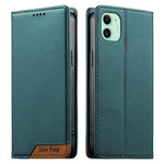Dierfeng拼接強磁性RFID素食皮革手機殼，適用於iPhone 11 Pro Max、iPhone 11、iPhone 11 Pro、iPhone X / XS、iPhone XR、iPhone XS Max、iPhone 8 Plus / 7 Plus