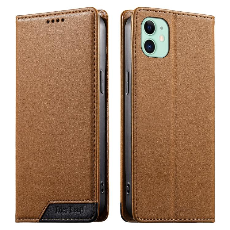 Dierfeng拼接強磁性RFID素食皮革手機殼，適用於iPhone 11 Pro Max、iPhone 11、iPhone 11 Pro、iPhone X / XS、iPhone XR、iPhone XS Max、iPhone 8 Plus / 7 Plus