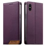 Dierfeng拼接強磁性RFID素食皮革手機殼，適用於iPhone 11 Pro Max、iPhone 11、iPhone 11 Pro、iPhone X / XS、iPhone XR、iPhone XS Max、iPhone 8 Plus / 7 Plus