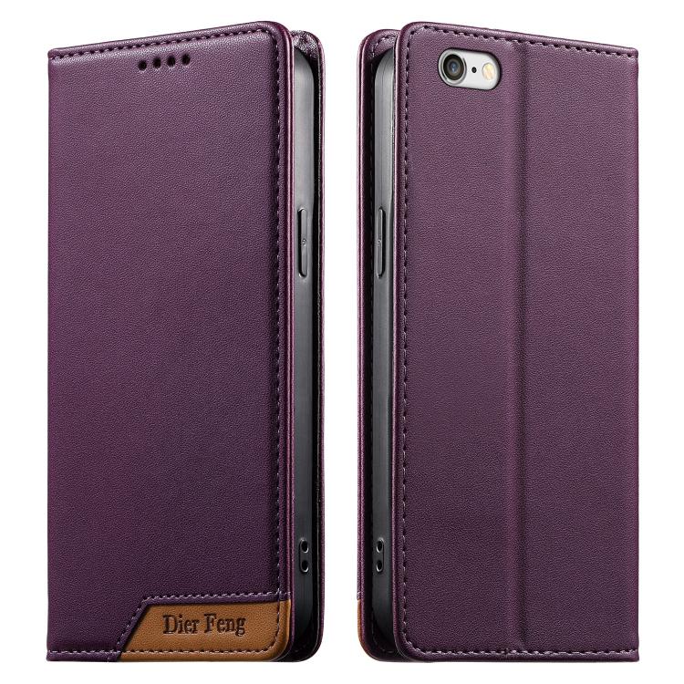 Dierfeng拼接強磁性RFID素食皮革手機殼，適用於iPhone 11 Pro Max、iPhone 11、iPhone 11 Pro、iPhone X / XS、iPhone XR、iPhone XS Max、iPhone 8 Plus / 7 Plus