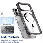 水晶彩色磁吸手機殼，適用於 iPhone 17 Pro Max、iPhone 17 Pro