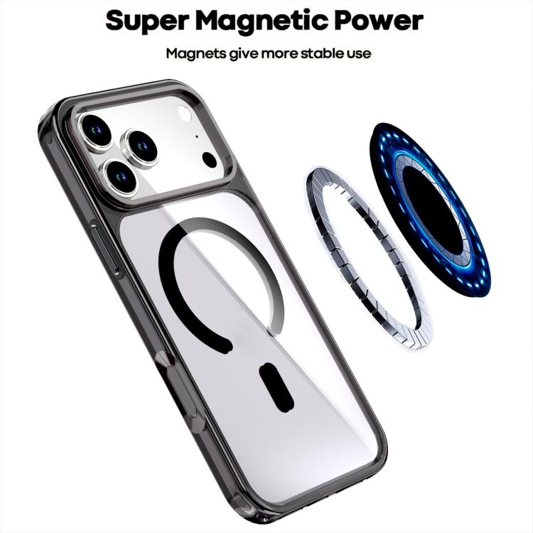 水晶彩色磁吸手機殼，適用於 iPhone 17 Pro Max、iPhone 17 Pro