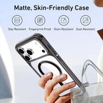 水晶彩色磁吸手機殼，適用於 iPhone 17 Pro Max、iPhone 17 Pro