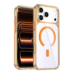 水晶彩色磁吸手機殼，適用於 iPhone 17 Pro Max、iPhone 17 Pro