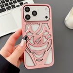 電鍍鏤空小丑散熱 TPU 手機殼，適用於 iPhone 17 Pro Max，適用於 iPhone 17 Pro，適用於 iPhone 17，適用於 iPhone 16 Pro Max，適用於 iPhone 16 Pro，適用於 iPhone 16