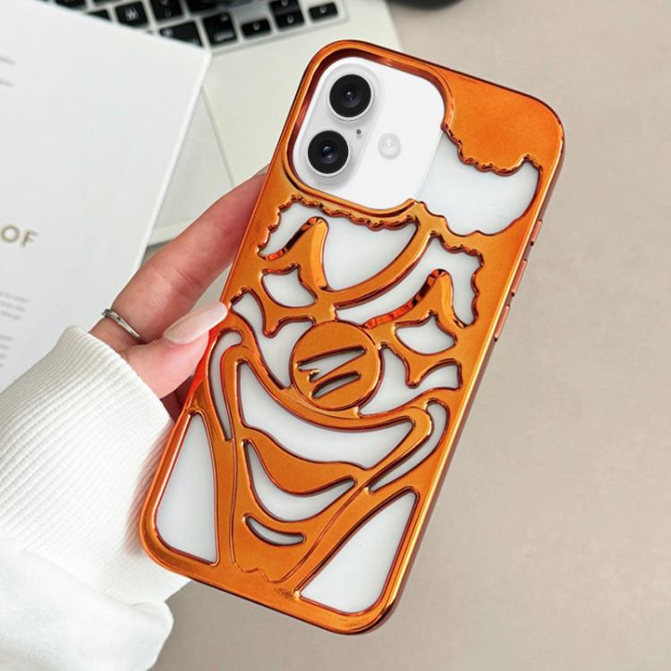 電鍍鏤空小丑散熱 TPU 手機殼，適用於 iPhone 17 Pro Max，適用於 iPhone 17 Pro，適用於 iPhone 17，適用於 iPhone 16 Pro Max，適用於 iPhone 16 Pro，適用於 iPhone 16