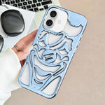 電鍍鏤空小丑散熱 TPU 手機殼，適用於 iPhone 17 Pro Max，適用於 iPhone 17 Pro，適用於 iPhone 17，適用於 iPhone 16 Pro Max，適用於 iPhone 16 Pro，適用於 iPhone 16