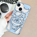 電鍍鏤空小丑散熱 TPU 手機殼，適用於 iPhone 15 Pro Max，適用於 iPhone 15 Pro，適用於 iPhone 15，適用於 iPhone 14，適用於 iPhone 14 Pro，適用於 iPhone 14 Pro Max