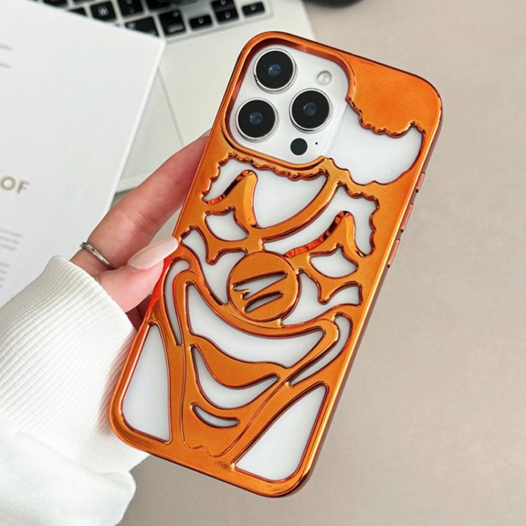 電鍍鏤空小丑散熱 TPU 手機殼，適用於 iPhone 15 Pro Max，適用於 iPhone 15 Pro，適用於 iPhone 15，適用於 iPhone 14，適用於 iPhone 14 Pro，適用於 iPhone 14 Pro Max