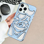 電鍍鏤空小丑散熱 TPU 手機殼，適用於 iPhone 15 Pro Max，適用於 iPhone 15 Pro，適用於 iPhone 15，適用於 iPhone 14，適用於 iPhone 14 Pro，適用於 iPhone 14 Pro Max