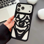 噴油鏤空小丑散熱 TPU 手機殼，適用於 iPhone 17 Pro Max，適用於 iPhone 17 Pro，適用於 iPhone 17，適用於 iPhone 16 Pro Max，適用於 iPhone 16 Pro，適用於 iPhone 16