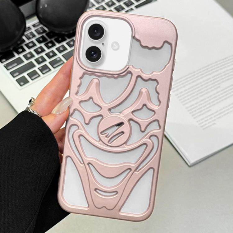 噴油鏤空小丑散熱 TPU 手機殼，適用於 iPhone 17 Pro Max，適用於 iPhone 17 Pro，適用於 iPhone 17，適用於 iPhone 16 Pro Max，適用於 iPhone 16 Pro，適用於 iPhone 16