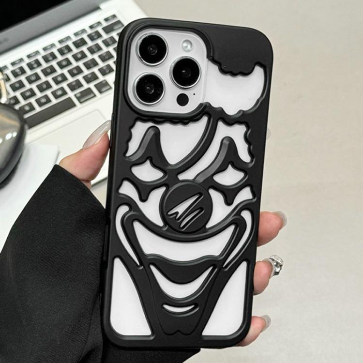 噴油鏤空小丑散熱 TPU 手機殼，適用於 iPhone 17 Pro Max，適用於 iPhone 17 Pro，適用於 iPhone 17，適用於 iPhone 16 Pro Max，適用於 iPhone 16 Pro，適用於 iPhone 16