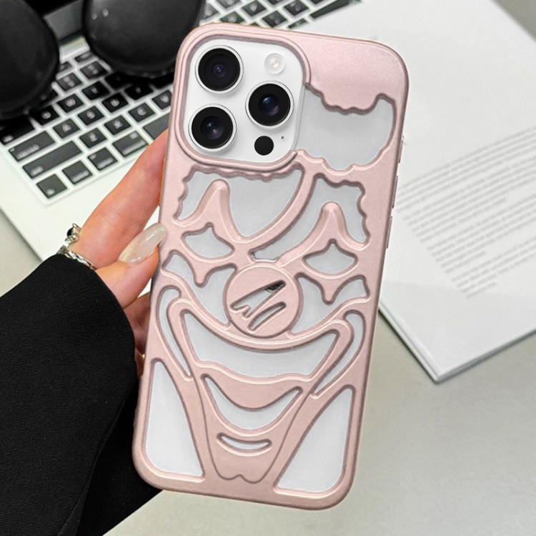 噴油鏤空小丑散熱 TPU 手機殼，適用於 iPhone 17 Pro Max，適用於 iPhone 17 Pro，適用於 iPhone 17，適用於 iPhone 16 Pro Max，適用於 iPhone 16 Pro，適用於 iPhone 16