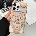 噴油鏤空小丑散熱 TPU 手機殼，適用於 iPhone 17 Pro Max，適用於 iPhone 17 Pro，適用於 iPhone 17，適用於 iPhone 16 Pro Max，適用於 iPhone 16 Pro，適用於 iPhone 16