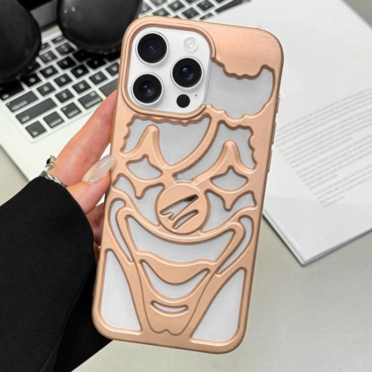 噴油鏤空小丑散熱 TPU 手機殼，適用於 iPhone 17 Pro Max，適用於 iPhone 17 Pro，適用於 iPhone 17，適用於 iPhone 16 Pro Max，適用於 iPhone 16 Pro，適用於 iPhone 16