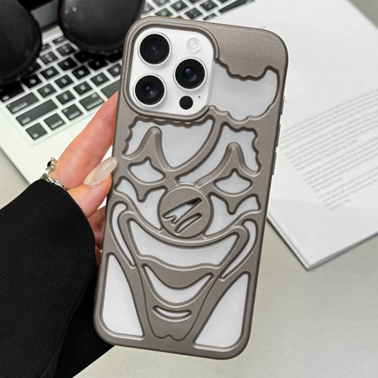 噴油鏤空小丑散熱 TPU 手機殼，適用於 iPhone 17 Pro Max，適用於 iPhone 17 Pro，適用於 iPhone 17，適用於 iPhone 16 Pro Max，適用於 iPhone 16 Pro，適用於 iPhone 16