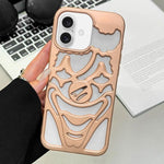 噴油鏤空小丑散熱 TPU 手機殼，適用於 iPhone 17 Pro Max，適用於 iPhone 17 Pro，適用於 iPhone 17，適用於 iPhone 16 Pro Max，適用於 iPhone 16 Pro，適用於 iPhone 16