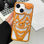噴油鏤空小丑散熱 TPU 手機殼，適用於 iPhone 15 Pro Max，適用於 iPhone 15 Pro，適用於 iPhone 15，適用於 iPhone 14，適用於 iPhone 14 Pro，適用於 iPhone 14 Pro Max