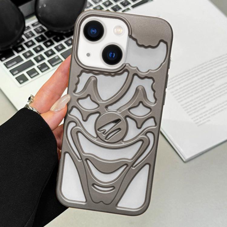 噴油鏤空小丑散熱 TPU 手機殼，適用於 iPhone 15 Pro Max，適用於 iPhone 15 Pro，適用於 iPhone 15，適用於 iPhone 14，適用於 iPhone 14 Pro，適用於 iPhone 14 Pro Max