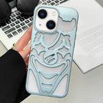 噴油鏤空小丑散熱 TPU 手機殼，適用於 iPhone 15 Pro Max，適用於 iPhone 15 Pro，適用於 iPhone 15，適用於 iPhone 14，適用於 iPhone 14 Pro，適用於 iPhone 14 Pro Max