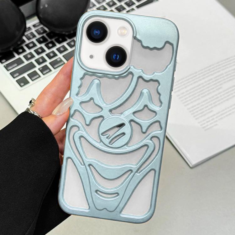 噴油鏤空小丑散熱 TPU 手機殼，適用於 iPhone 15 Pro Max，適用於 iPhone 15 Pro，適用於 iPhone 15，適用於 iPhone 14，適用於 iPhone 14 Pro，適用於 iPhone 14 Pro Max