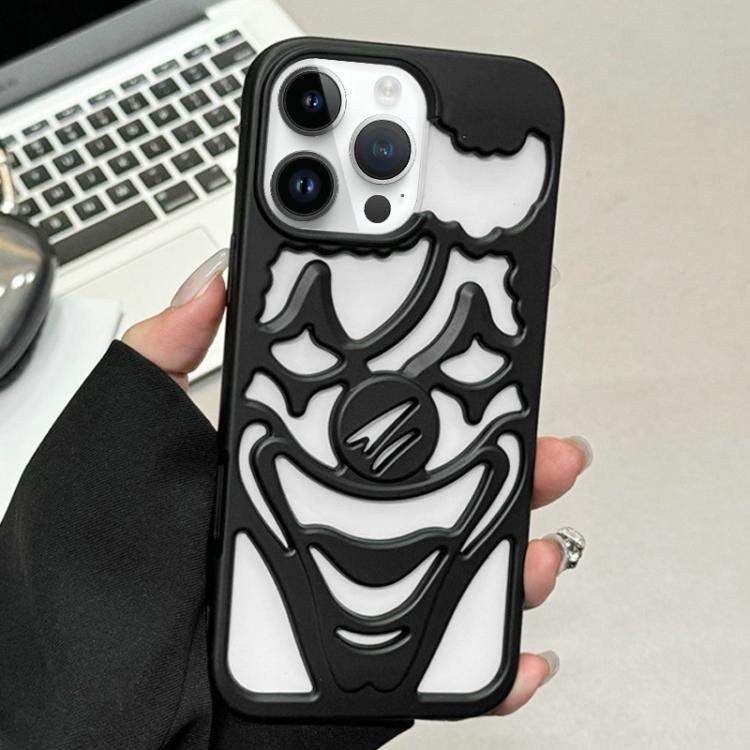 噴油鏤空小丑散熱 TPU 手機殼，適用於 iPhone 15 Pro Max，適用於 iPhone 15 Pro，適用於 iPhone 15，適用於 iPhone 14，適用於 iPhone 14 Pro，適用於 iPhone 14 Pro Max