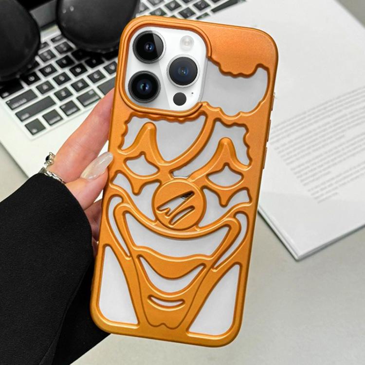 噴油鏤空小丑散熱 TPU 手機殼，適用於 iPhone 15 Pro Max，適用於 iPhone 15 Pro，適用於 iPhone 15，適用於 iPhone 14，適用於 iPhone 14 Pro，適用於 iPhone 14 Pro Max