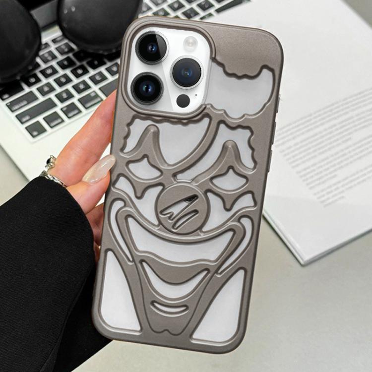 噴油鏤空小丑散熱 TPU 手機殼，適用於 iPhone 15 Pro Max，適用於 iPhone 15 Pro，適用於 iPhone 15，適用於 iPhone 14，適用於 iPhone 14 Pro，適用於 iPhone 14 Pro Max