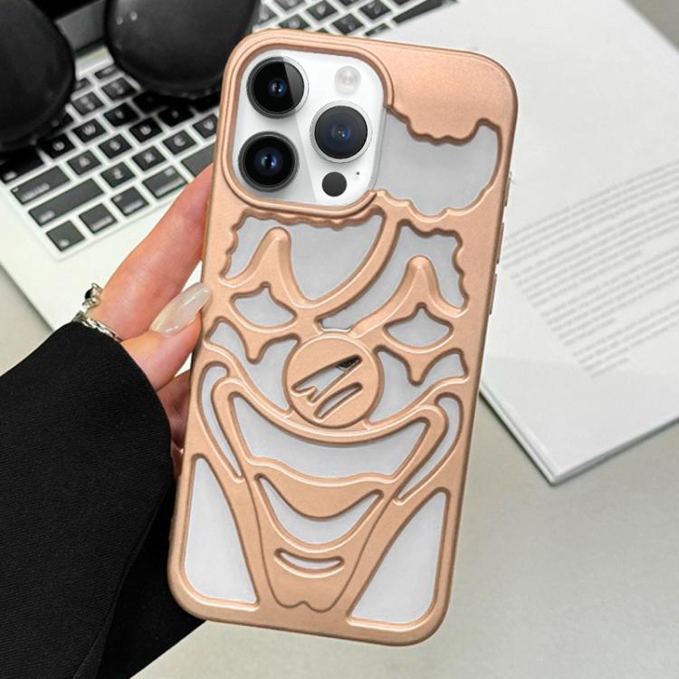 噴油鏤空小丑散熱 TPU 手機殼，適用於 iPhone 15 Pro Max，適用於 iPhone 15 Pro，適用於 iPhone 15，適用於 iPhone 14，適用於 iPhone 14 Pro，適用於 iPhone 14 Pro Max