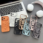 噴油鏤空小丑散熱 TPU 手機殼，適用於 iPhone 17 Pro Max，適用於 iPhone 17 Pro，適用於 iPhone 17，適用於 iPhone 16 Pro Max，適用於 iPhone 16 Pro，適用於 iPhone 16