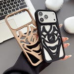 噴油鏤空小丑散熱 TPU 手機殼，適用於 iPhone 17 Pro Max，適用於 iPhone 17 Pro，適用於 iPhone 17，適用於 iPhone 16 Pro Max，適用於 iPhone 16 Pro，適用於 iPhone 16