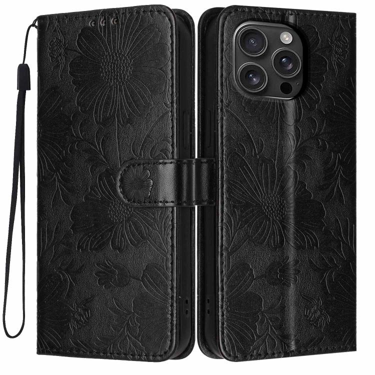 向日葵壓紋素食皮革手機殼附小黑繩，適用於 iPhone 16e / 17e，適用於 iPhone 17 Pro Max，適用於 iPhone 17 Pro，適用於 iPhone 17，適用於 iPhone Air，適用於 iPhone 16 Pro Max，適用於 iPhone 16 Pro，適用於 iPhone 16 Plus