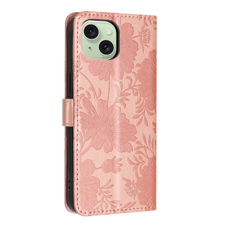 向日葵壓紋素皮手機殼附小黑繩，適用於 iPhone 14 Pro Max、iPhone 13 Pro Max、iPhone 13 Pro、iPhone 13、iPhone 12 / 12 Pro、iPhone 12 Pro Max、iPhone 11 Pro Max、iPhone 11