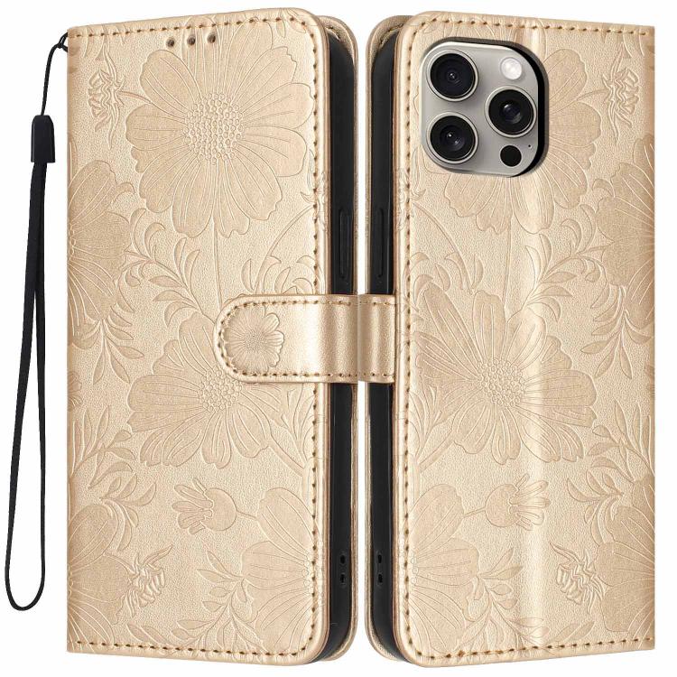 向日葵壓紋素皮手機殼附小黑繩，適用於 iPhone 14 Pro Max、iPhone 13 Pro Max、iPhone 13 Pro、iPhone 13、iPhone 12 / 12 Pro、iPhone 12 Pro Max、iPhone 11 Pro Max、iPhone 11